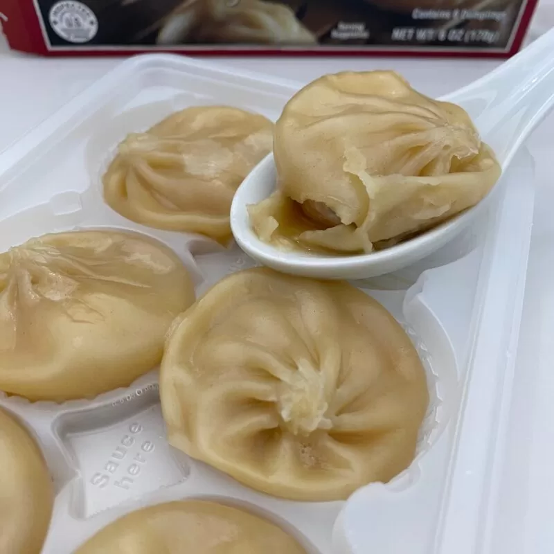 Trader Joe's Steamed Chicken Soup Dumplings Review – Freezer Meal